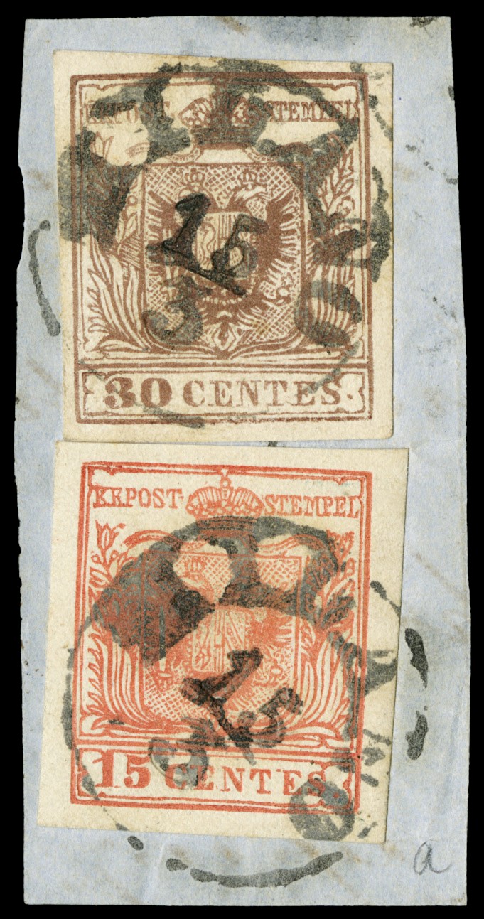 Lot 43 - lombardo veneto Falsi per servire - Zanaria Aste s.r.l. 9th Philatelic Auction Lot 43 - lombardo veneto Falsi per servire - Zanaria Aste s.r.l. 9th Philatelic Auction
