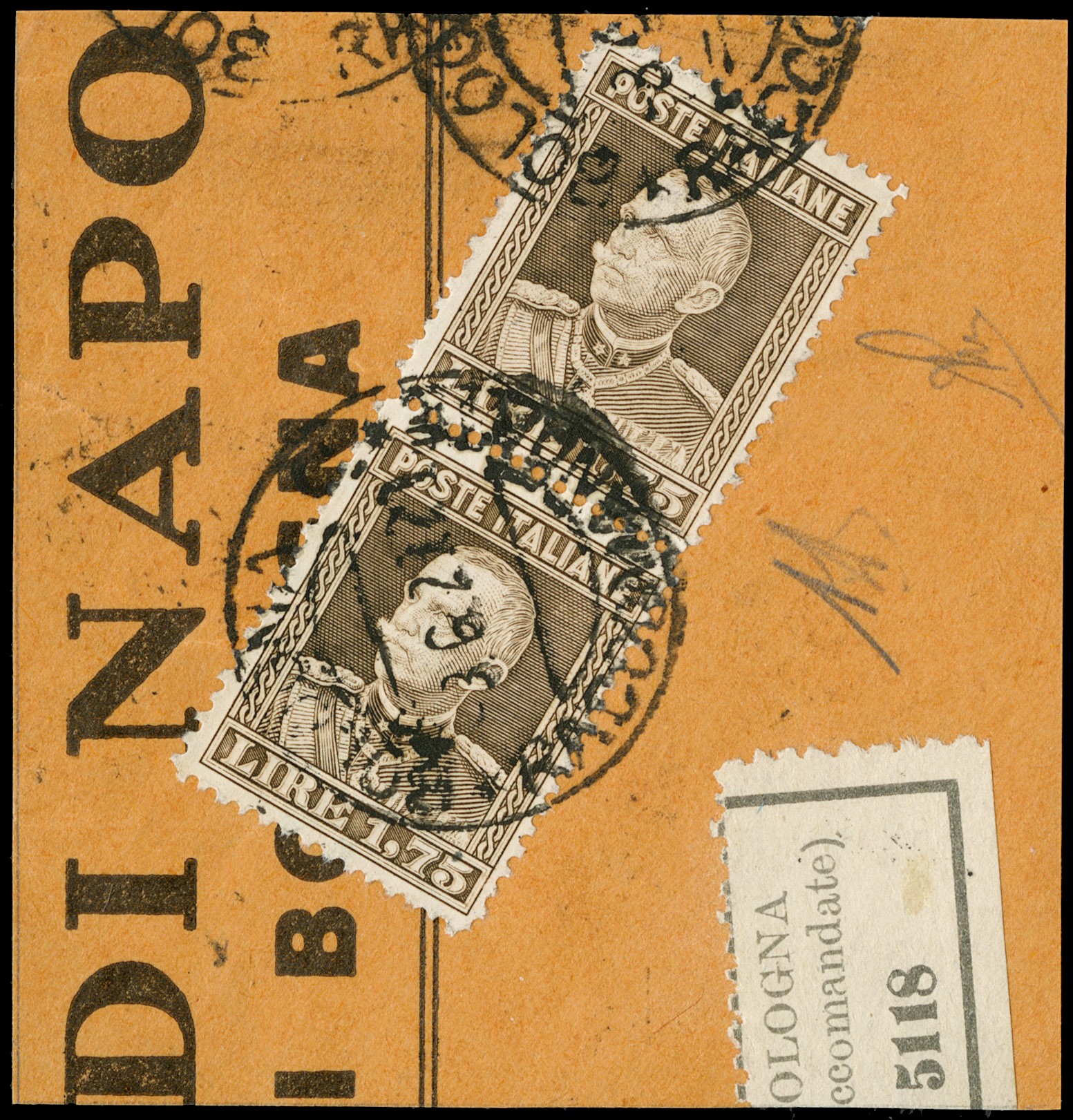 Lot 1137 - ITALIA REGNO posta ordinaria - Zanaria Aste s.r.l. 9th Philatelic Auction Lot 1137 - ITALIA REGNO posta ordinaria - Zanaria Aste s.r.l. 9th Philatelic Auction