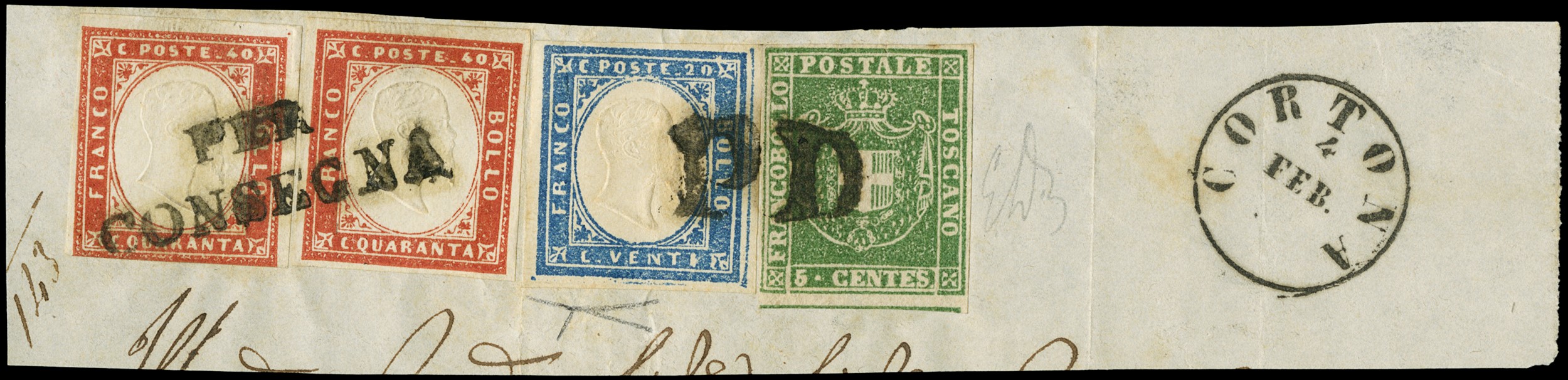 Lot 464 - toscana Annullamenti - Zanaria Aste s.r.l. 9th Philatelic Auction Lot 464 - toscana Annullamenti - Zanaria Aste s.r.l. 9th Philatelic Auction