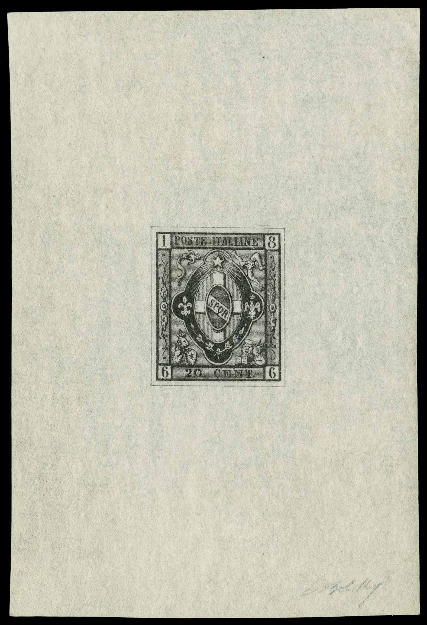 Lot 1017 - ITALIA REGNO Saggi e Prove - Zanaria Aste s.r.l. 9th Philatelic Auction Lot 1017 - ITALIA REGNO Saggi e Prove - Zanaria Aste s.r.l. 9th Philatelic Auction