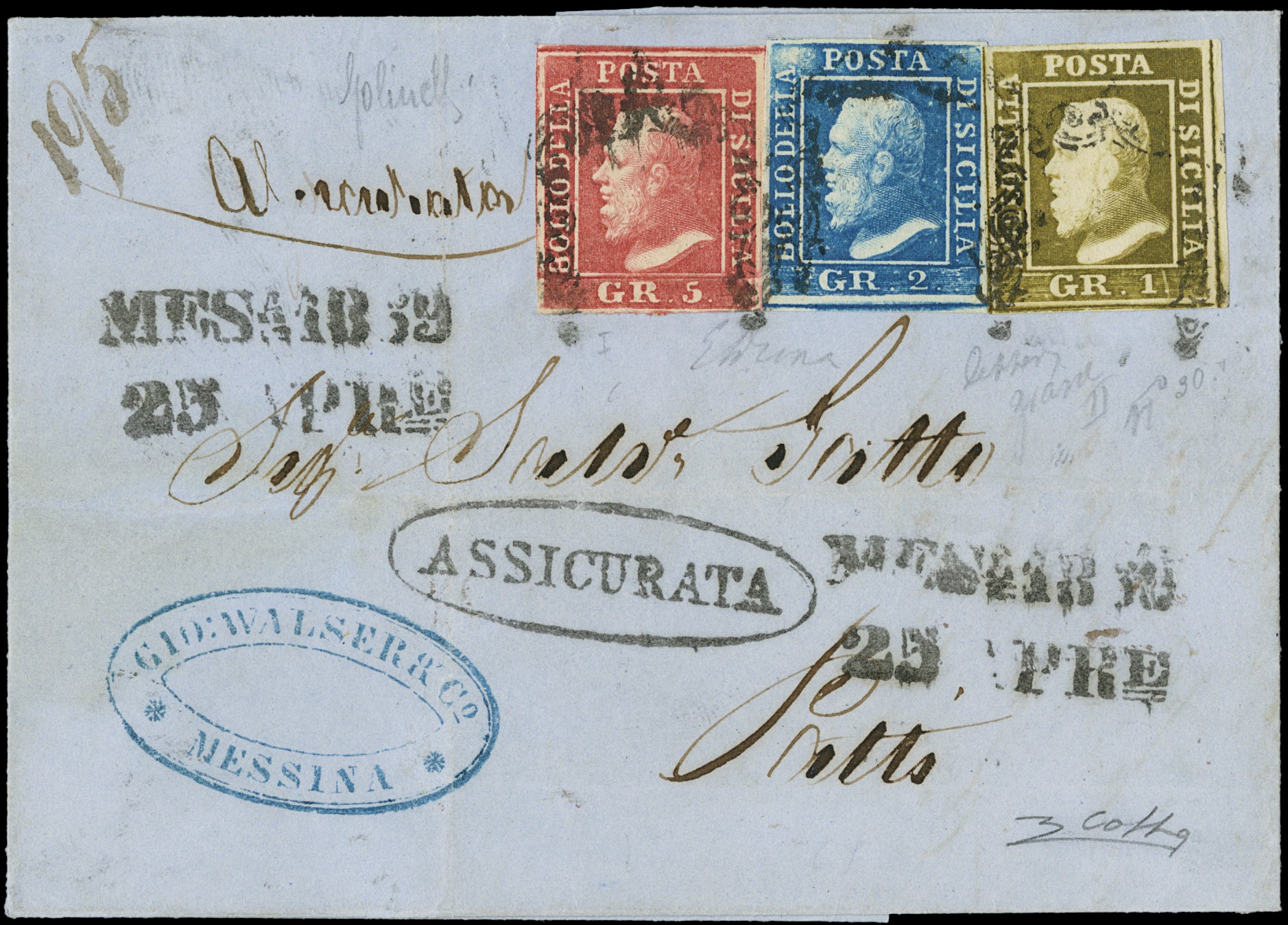 Lot 430 - sicilia posta ordinaria - Zanaria Aste s.r.l. 9th Philatelic Auction Lot 430 - sicilia posta ordinaria - Zanaria Aste s.r.l. 9th Philatelic Auction