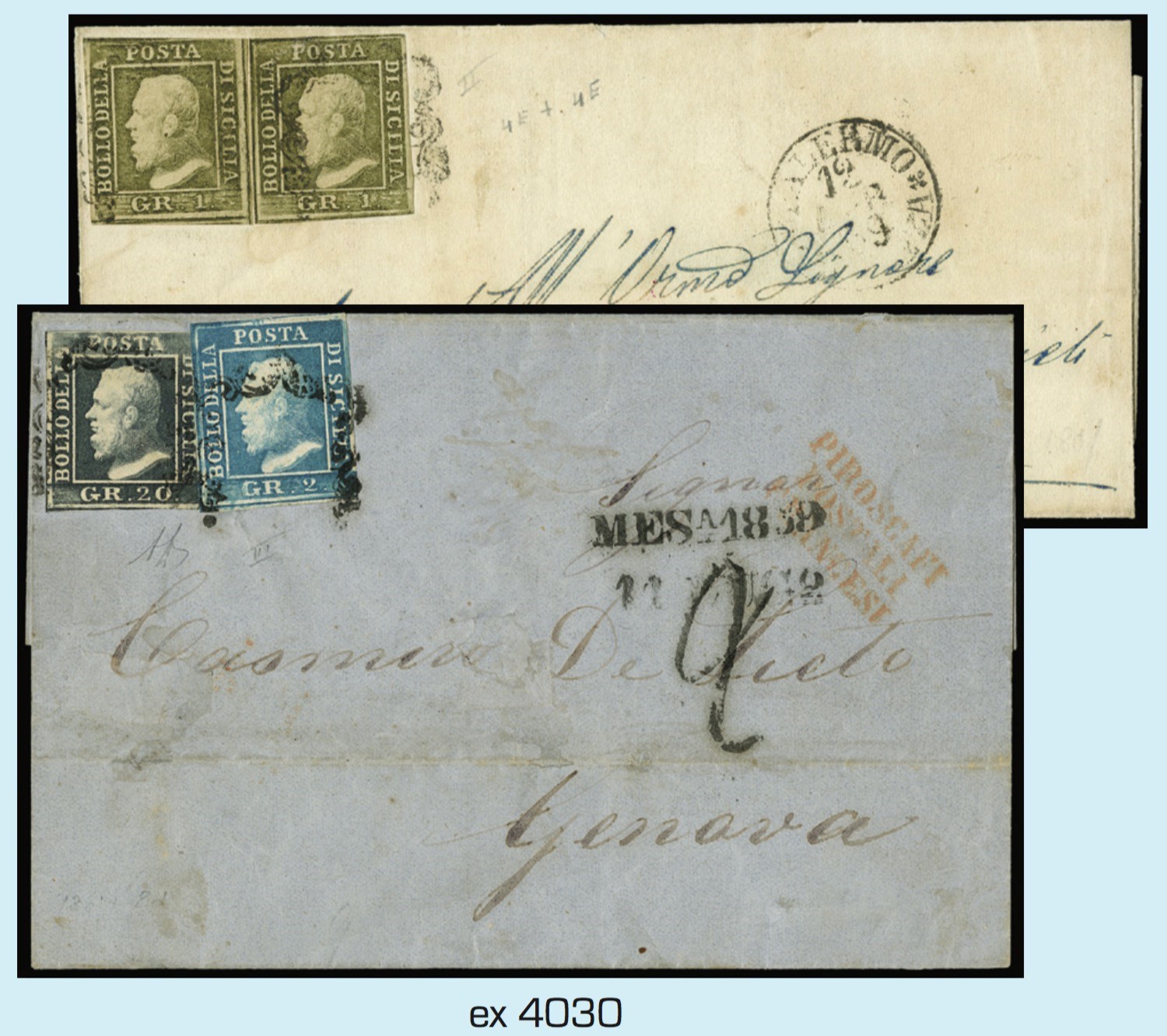 Lot 4030 - sicilia lotti e collezioni -  Zanaria Aste s.r.l. 9th Philatelic Auction