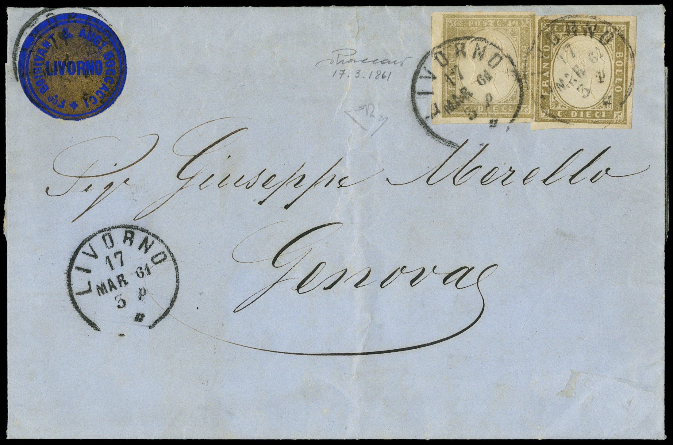 Lot 340 - sardegna posta ordinaria -  Zanaria Aste s.r.l. 9th Philatelic Auction