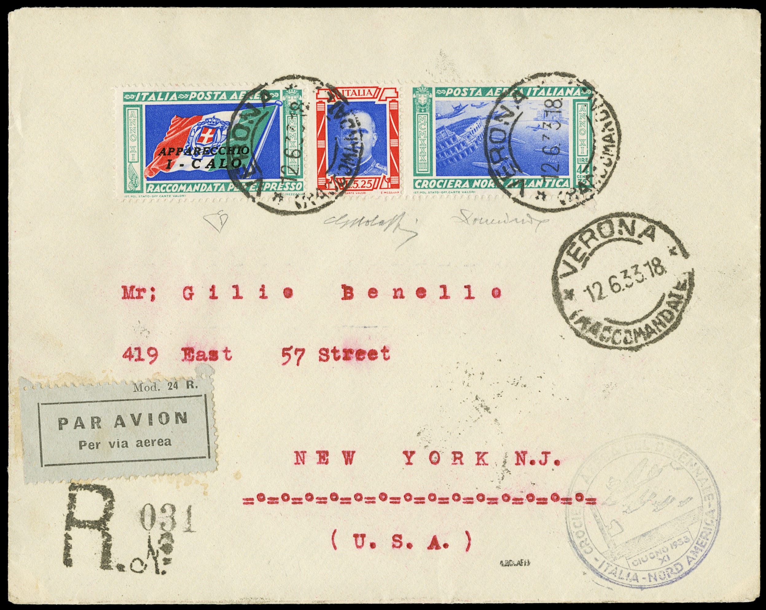 Lot 1150 - ITALIA REGNO posta aerea - Zanaria Aste s.r.l. 9th Philatelic Auction Lot 1150 - ITALIA REGNO posta aerea - Zanaria Aste s.r.l. 9th Philatelic Auction