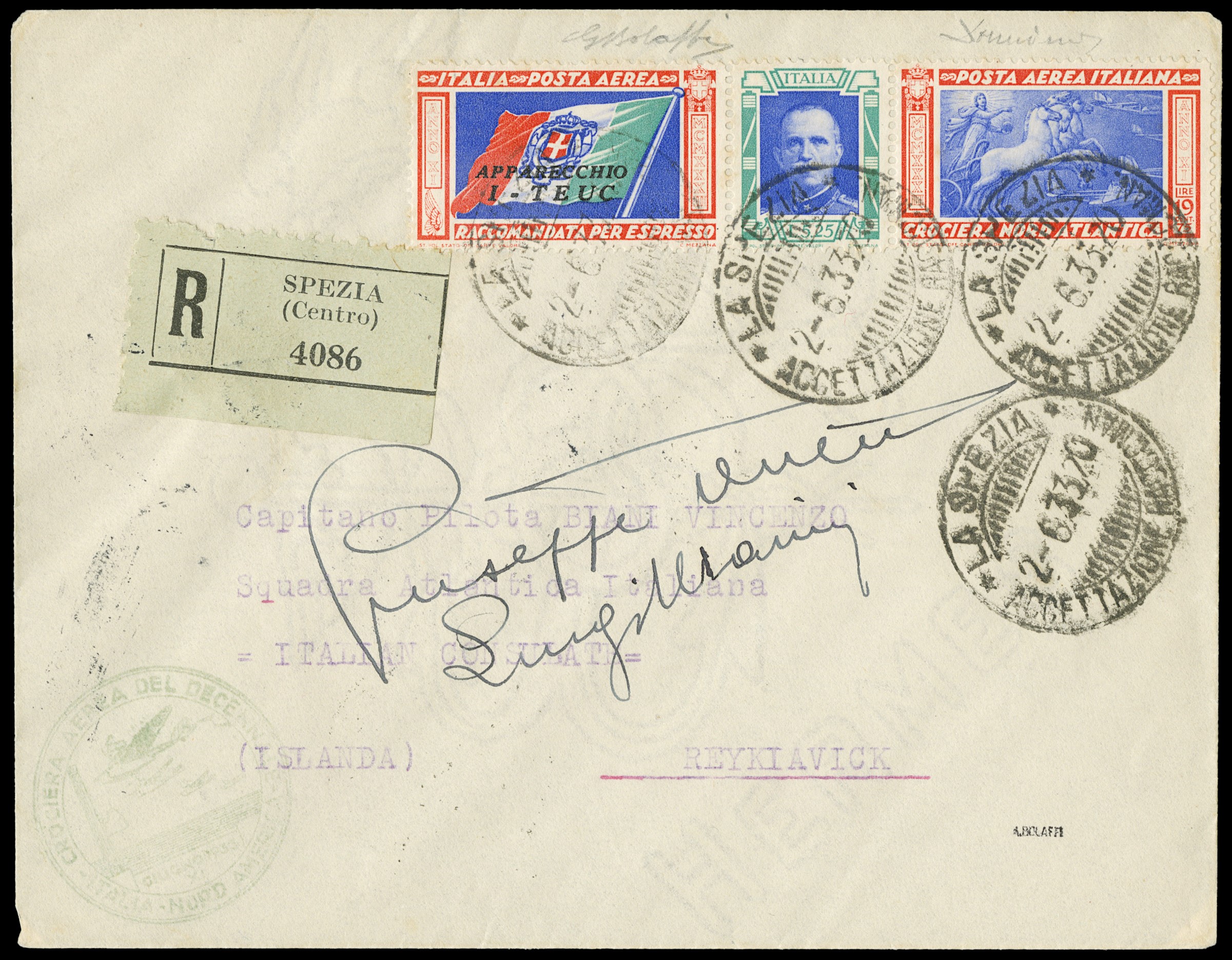 Lot 1151 - ITALIA REGNO posta aerea -  Zanaria Aste s.r.l. 9th Philatelic Auction