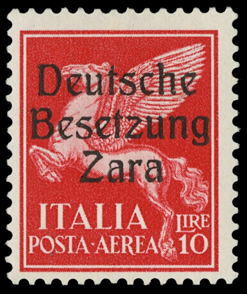 Lot 1319 - OCC TEDESCA ZARA posta aerea - Zanaria Aste s.r.l. 9th Philatelic Auction Lot 1319 - OCC TEDESCA ZARA posta aerea - Zanaria Aste s.r.l. 9th Philatelic Auction