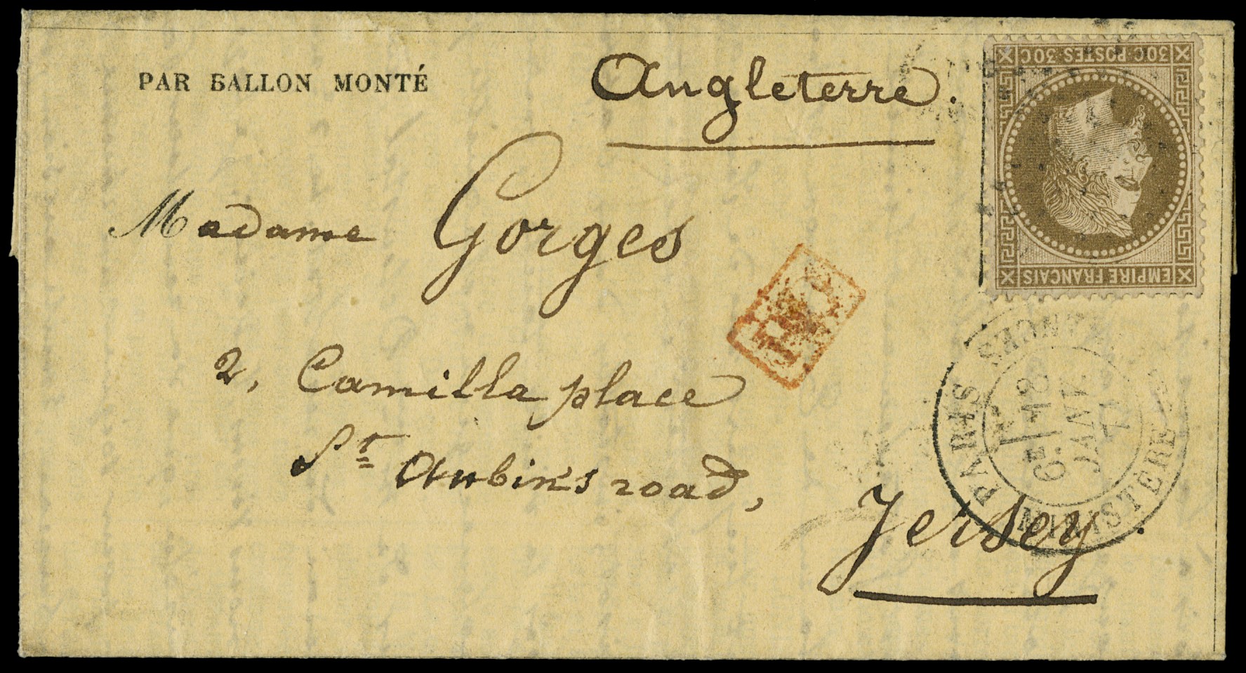 Lot 3013 - FRANCIA (PARIGI) ballons montés - Zanaria Aste s.r.l. 9th Philatelic Auction Lot 3013 - FRANCIA (PARIGI) ballons montés - Zanaria Aste s.r.l. 9th Philatelic Auction