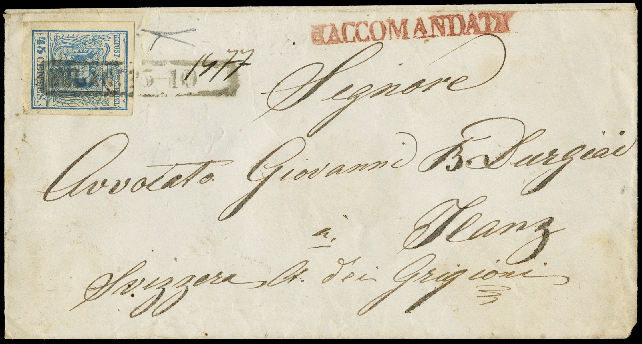 Lot 32 - lombardo veneto posta ordinaria - Zanaria Aste s.r.l. 9th Philatelic Auction Lot 32 - lombardo veneto posta ordinaria - Zanaria Aste s.r.l. 9th Philatelic Auction