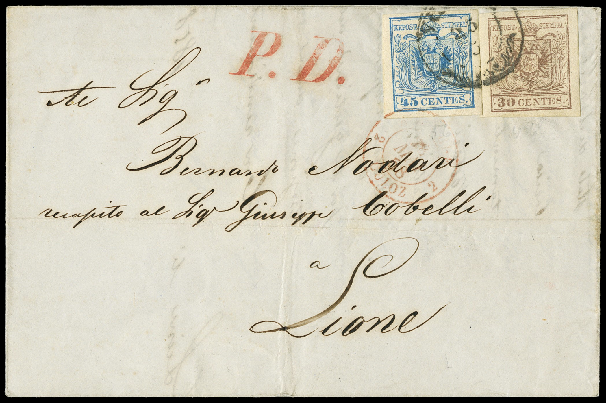 Lot 33 - lombardo veneto posta ordinaria - Zanaria Aste s.r.l. 9th Philatelic Auction Lot 33 - lombardo veneto posta ordinaria - Zanaria Aste s.r.l. 9th Philatelic Auction