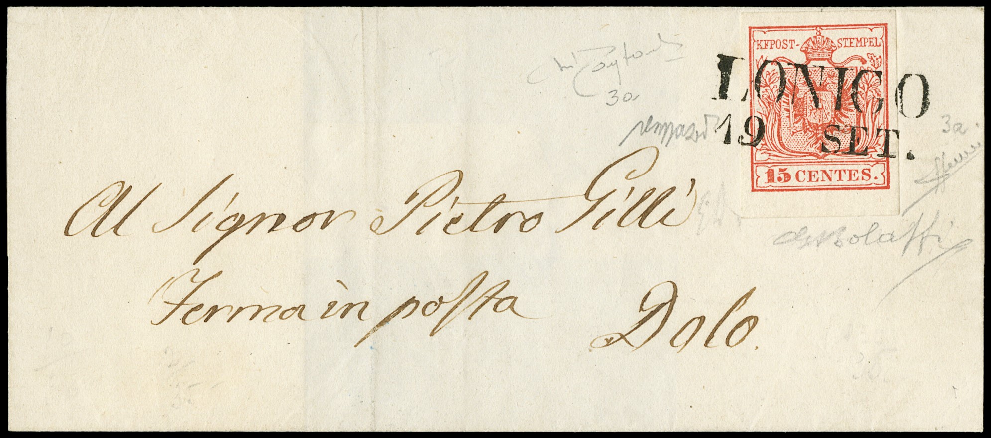 Lot 115 - lombardo veneto Annullamenti - Zanaria Aste s.r.l. 9th Philatelic Auction Lot 115 - lombardo veneto Annullamenti - Zanaria Aste s.r.l. 9th Philatelic Auction