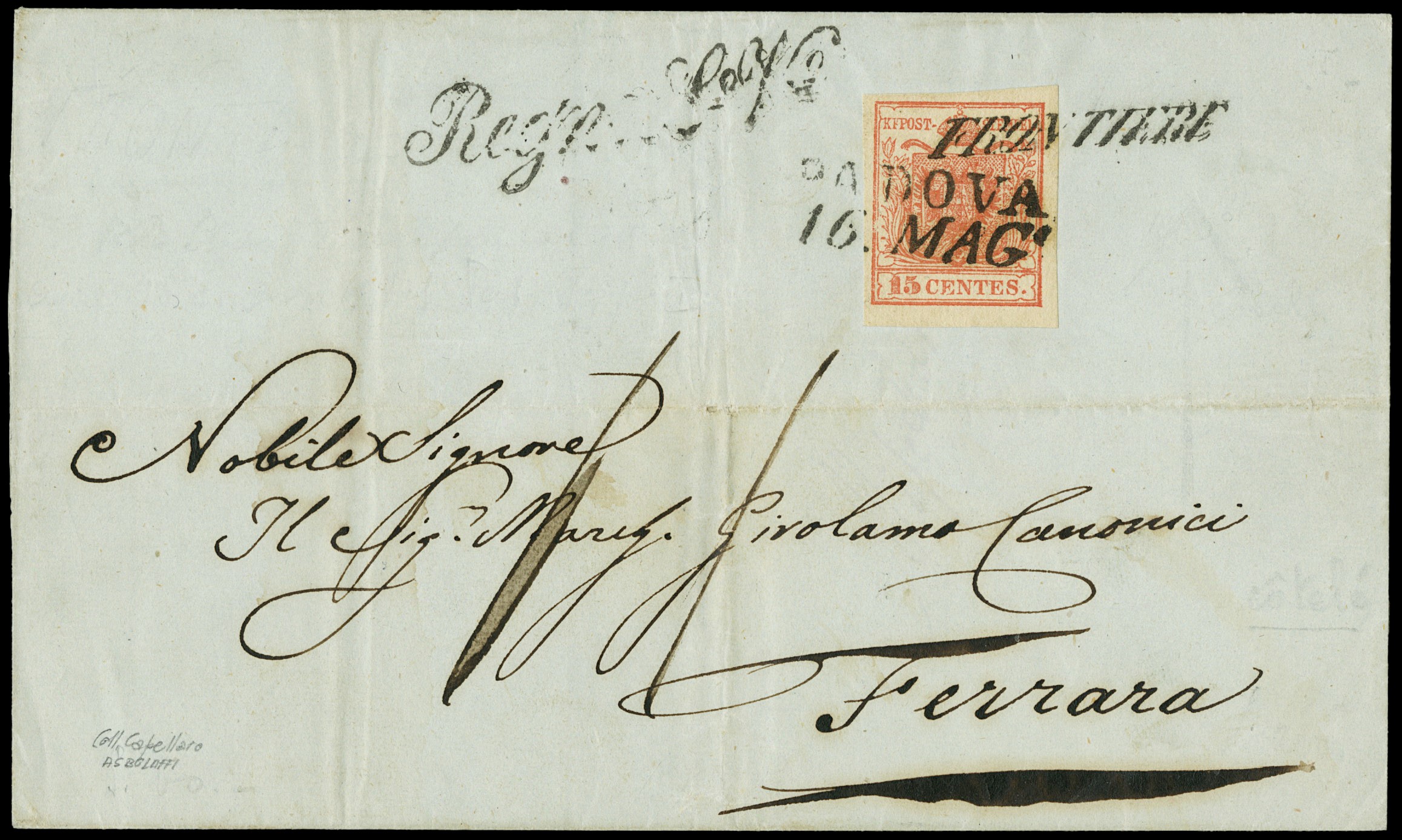 Lot 122 - lombardo veneto Annullamenti - Zanaria Aste s.r.l. 9th Philatelic Auction Lot 122 - lombardo veneto Annullamenti - Zanaria Aste s.r.l. 9th Philatelic Auction